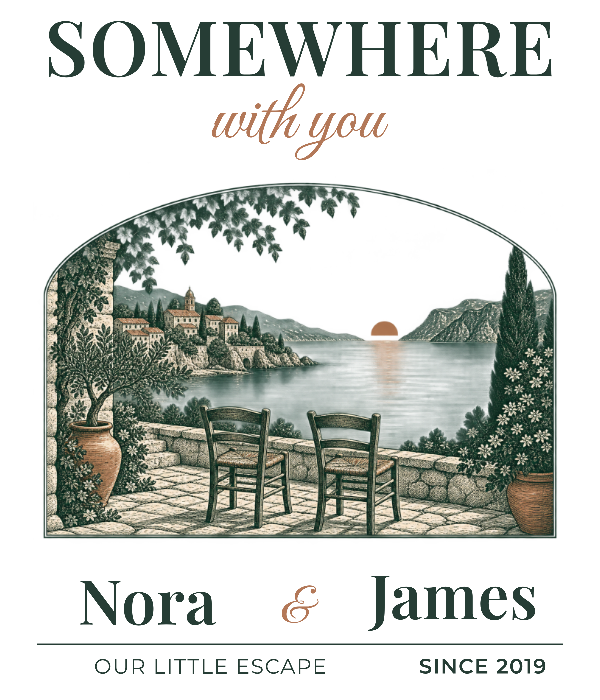 Somewhere With You — Personalized Couple preview