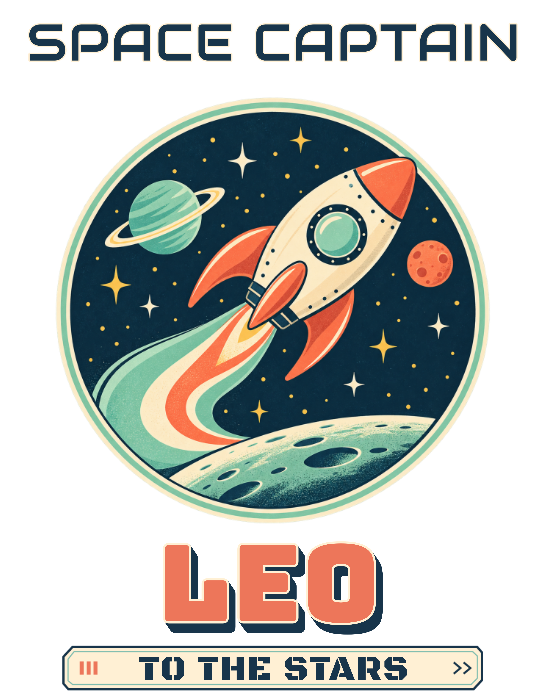 Space Captain — Personalized Name preview