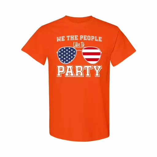 We The People Like To Party funny American Flag Sunglasses