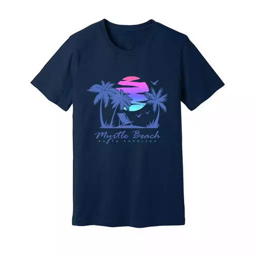 Myrtle Beach South Carolina Vacation Retro Vintage Sunset