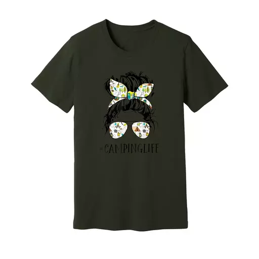 Camper Life Mom Camping Life Humor Skull For Camper