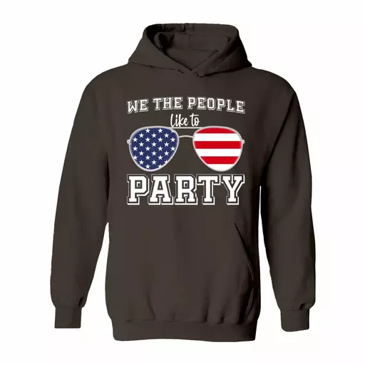 We The People Like To Party funny American Flag Sunglasses