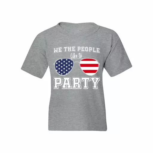 We The People Like To Party funny American Flag Sunglasses