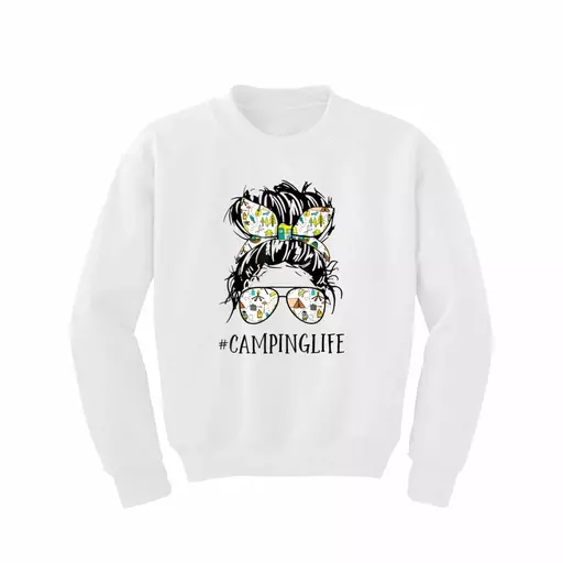 Camper Life Mom Camping Life Humor Skull For Camper