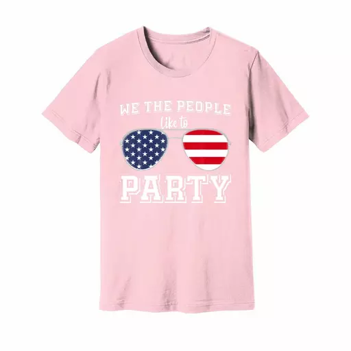 We The People Like To Party funny American Flag Sunglasses