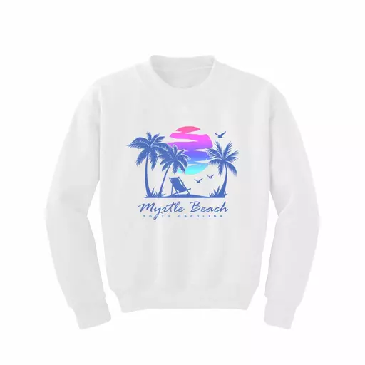 Myrtle Beach South Carolina Vacation Retro Vintage Sunset