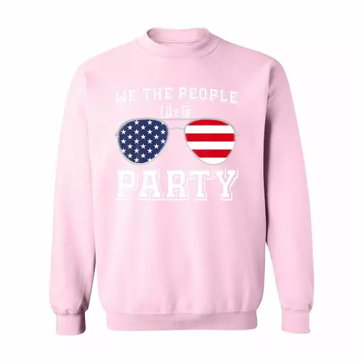 We The People Like To Party funny American Flag Sunglasses