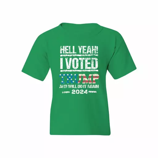 Trump 2024 I Voted Trump Flag Maga Patriot Party, 4Th