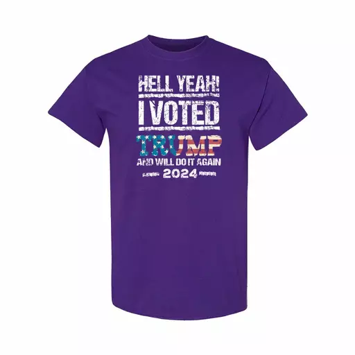 Trump 2024 I Voted Trump Flag Maga Patriot Party, 4Th
