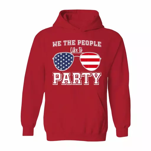 We The People Like To Party funny American Flag Sunglasses